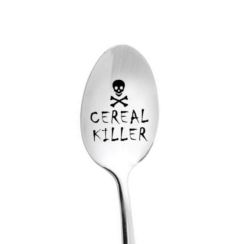 Cereal Killer Custom Engraved Spoon