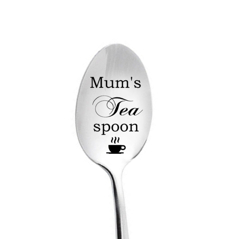 mum's tea spoon custom engraved