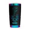 20oz Tumbler Customised Rainbow Stainless with name