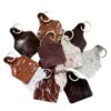 Personalised Cowhide keychain