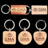 Customised Wooden keychains