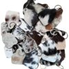 Double Sided Cowhide keychains