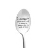 Hangry Spoon - A state of anger because of lack of food