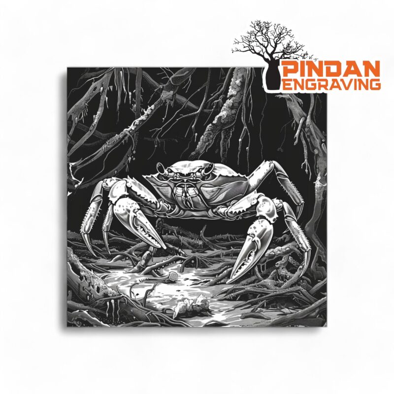 Mudcrab slate coaster