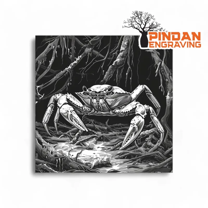 Mudcrab slate coaster