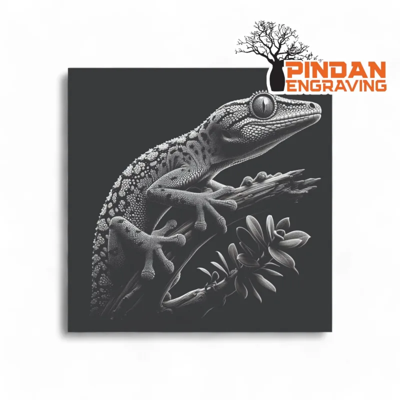 gecko slate coaster