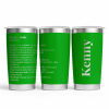 20oz Tumbler The Piss Guide Defintions Green