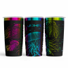 Chrome Finish Jelly Fish 20oz Tumbler Black