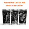 Cow Girl With Horses 20oz Tumbler