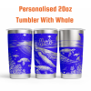Customised Whale Engraved 20oz Tumbler