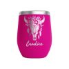 Personalised 12oz Wine Tumbler With Name And Image (Custom)