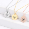 Personalised Dog Face Pendants