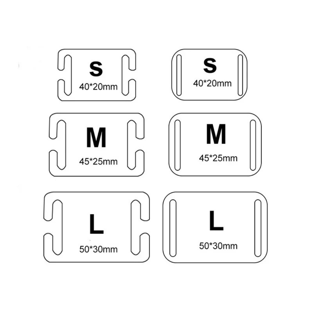 Silent Dog Tag Sizes and Styles
