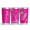 Stainless Steel 20oz Cowgirl Tumbler Wrap Pink
