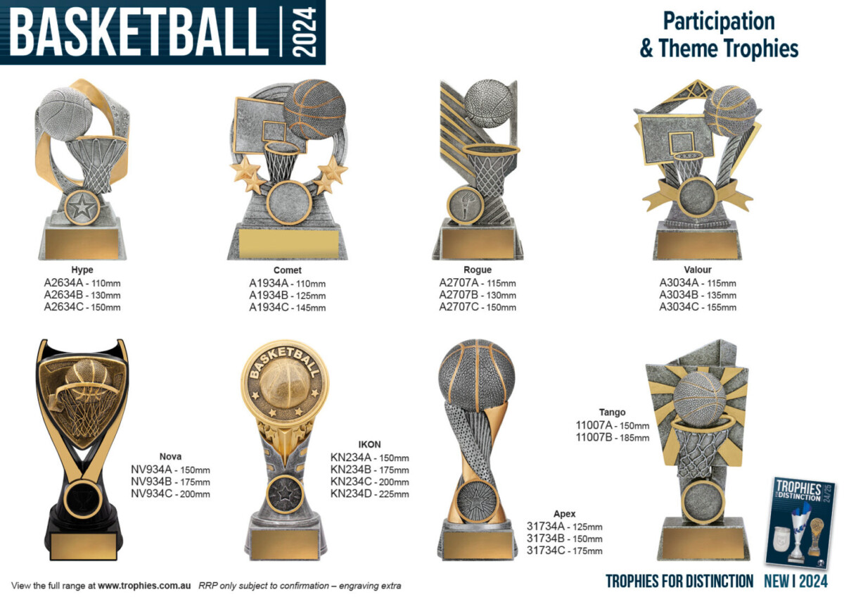 Basketball Trophy and Awards Flyer