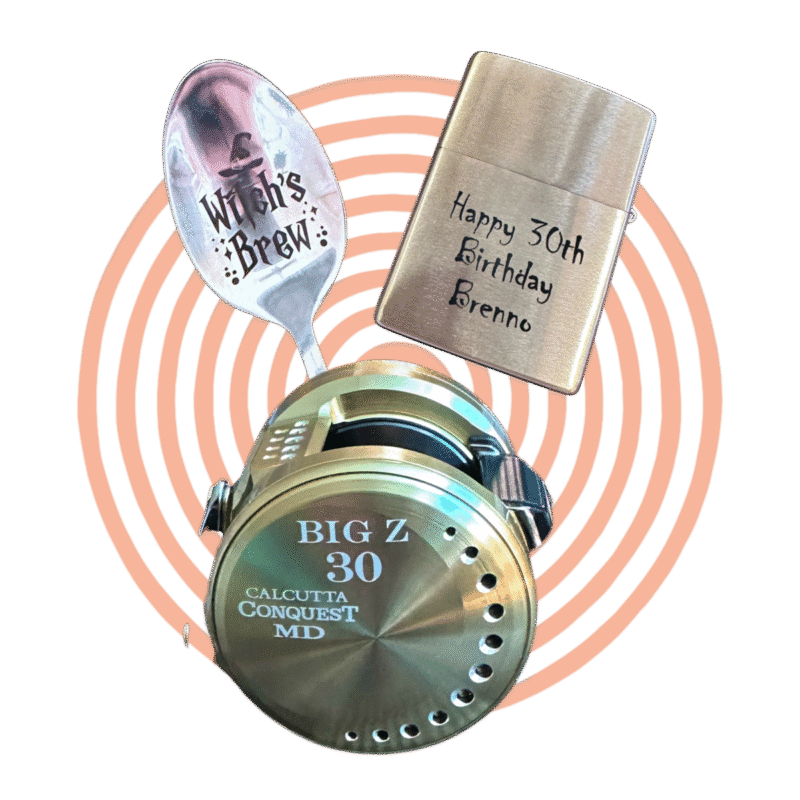 Custom Gift Engraving In broome