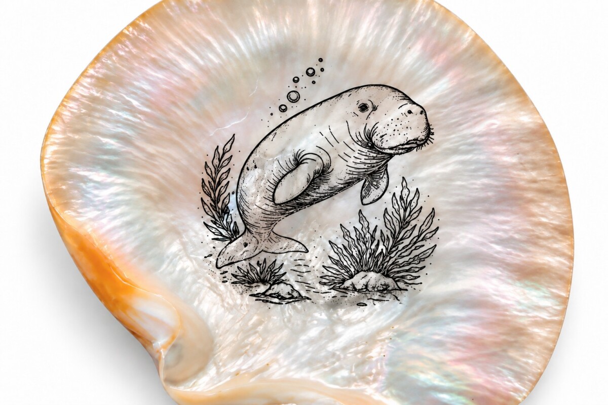 Pearl shell engraving and awards in Broome