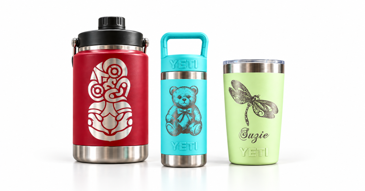 Personalised YETI drinkware