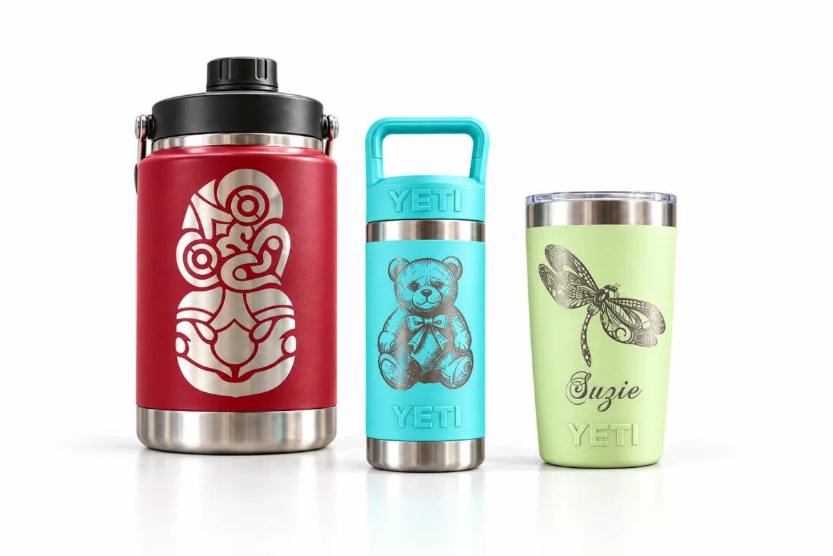 Personalised YETI drinkware